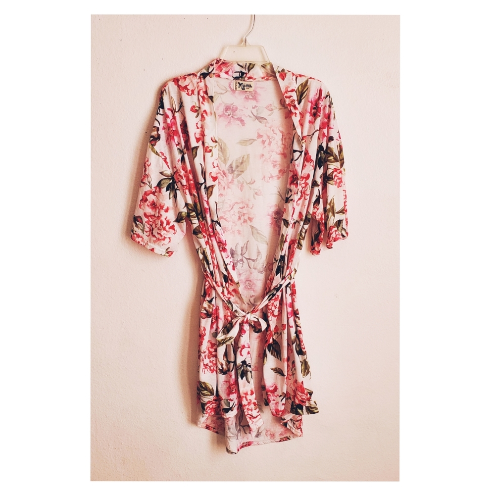 🔴Show Me Your Mu Mu Garden Bloom Robe Sz o/s